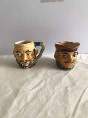 Vintage Mini Toby Cups Occupied Japan